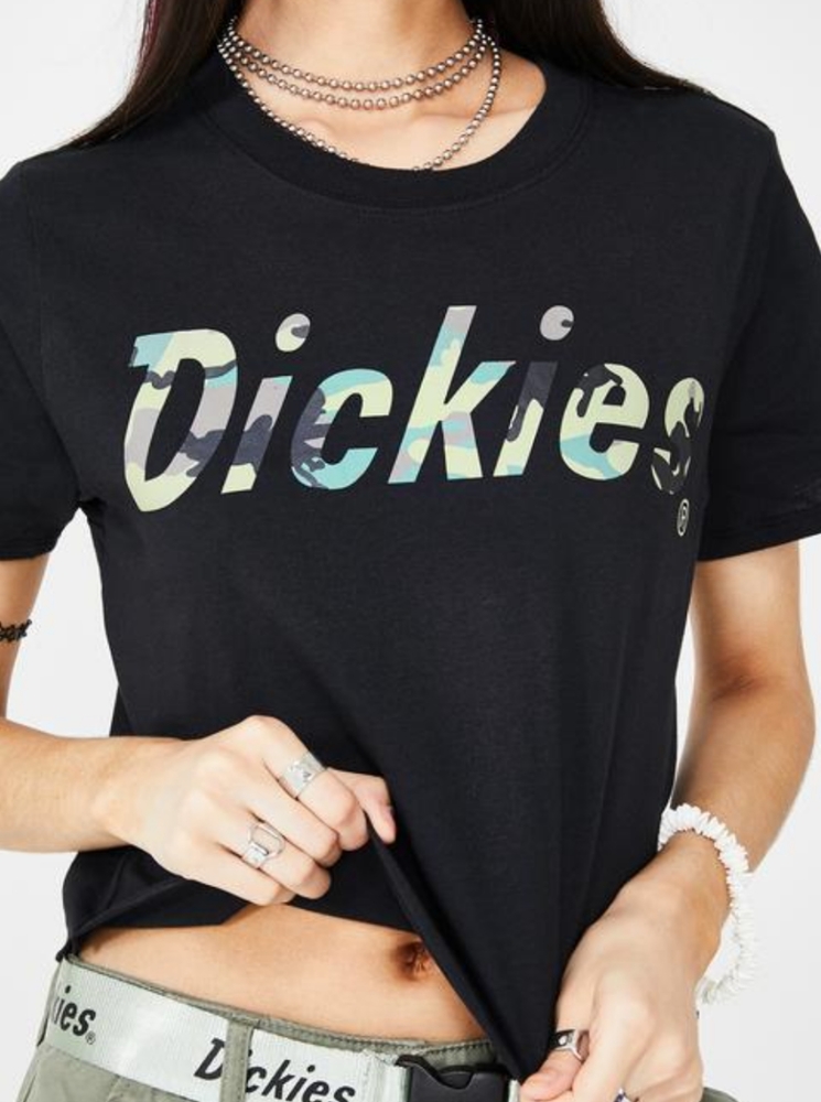 DICKIES Camo Crop Tee ~ NWT